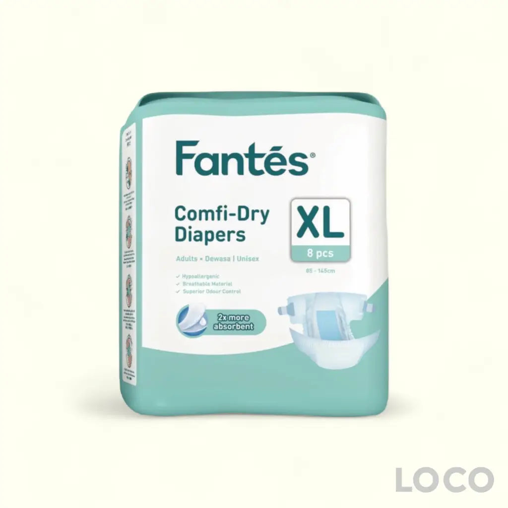 Fantes Comfi Dry Adult Diapers Tape - XL8