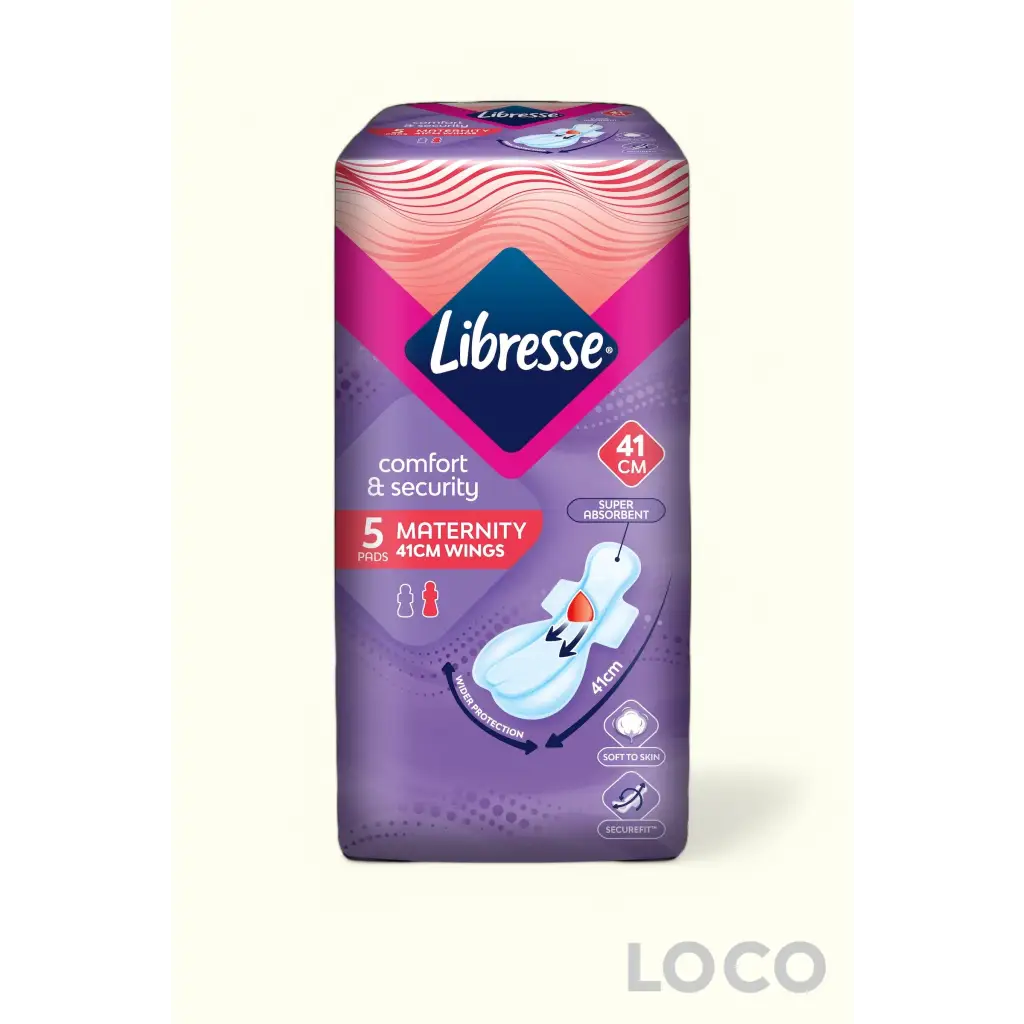 Libresse Maternity Pads - Maternity WBNightW 41cm 5s
