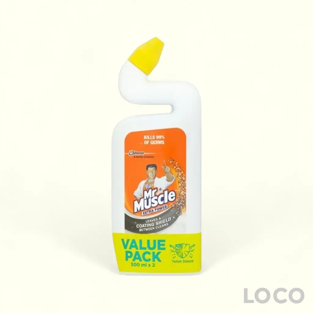 Mr Muscle Toilet Bowl Cleaner Extra Power 500mlx2 Twin Pack
