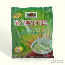 Natures Own Instant Brown Rice Cereal Sprulina 10s