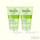 Simple Facial Wash 150ml Twin Pack - Refreshing