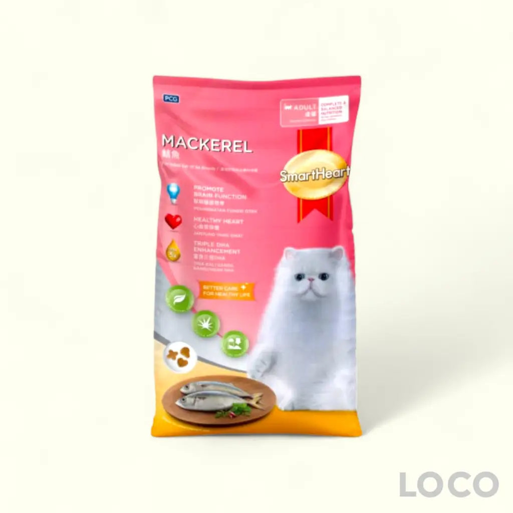 Smart Heart Dry Adult Cat Food 7kg - Mackerel