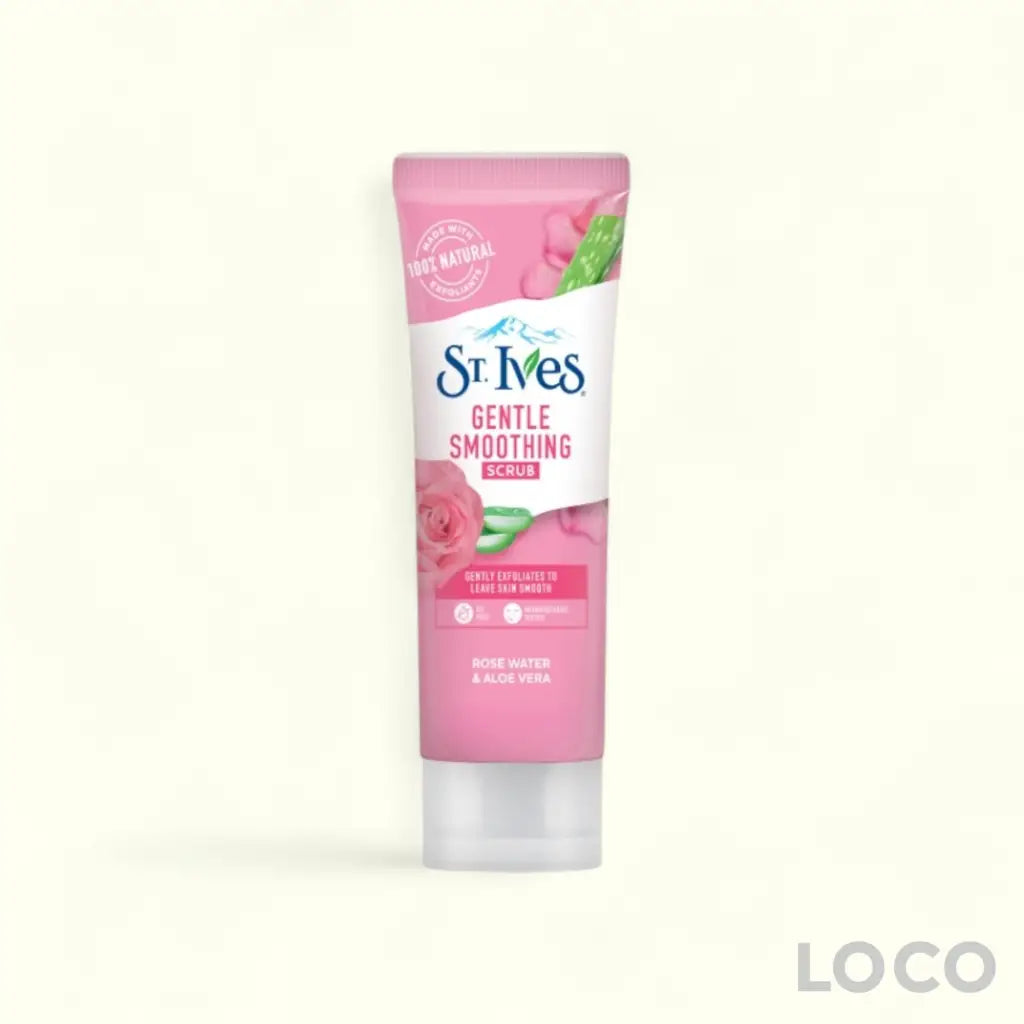 St Ives Facial Scrub 90g - Gentle Smoothing Rose Water &