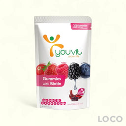 Youvit Beauty Biotin Gummies Adult 30S