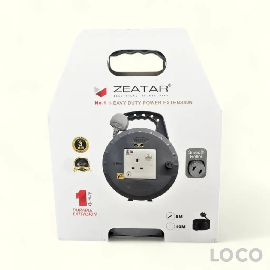 Zeatar Cable Reel Extension Heavy Duty 5M Z7705