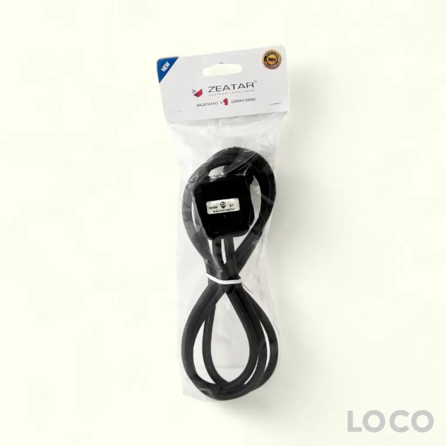 Zeatar Power Cord 3 Pin Set 1.5M ZKP100